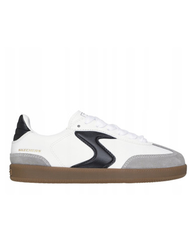 Skechers Buty HOTSHOT-JUNIOR VARSITY 418005LWBK - Białe | Sklep Monotox