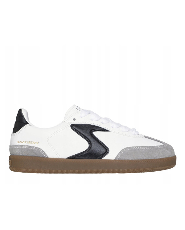 Skechers Buty HOTSHOT-JUNIOR VARSITY 418005LWBK - Białe | Sklep Monotox