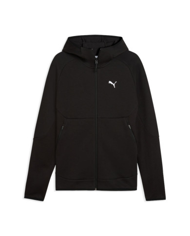 Puma Bluza męska PUMATECH SLIM ELEVATED FULL-ZIP 69395101 - Czarna | Sklep Monotox