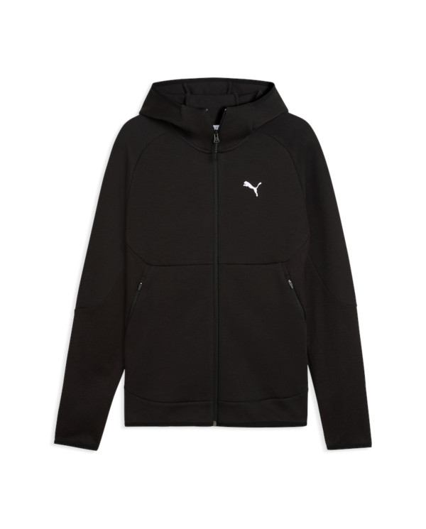 Puma Bluza męska PUMATECH SLIM ELEVATED FULL-ZIP 69395101 - Czarna | Sklep Monotox