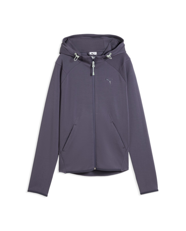 Puma Kurtka damska PUMATECH SENSE FULL ZIP JKT 69403935 - Fioletowa | Sklep Monotox