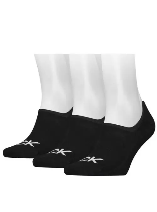 Calvin Klein CK MEN FOOTIE HIGH CUT 3P LOGO 701218723001