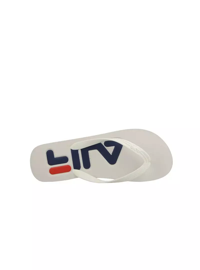 Fila Damskie Klapki Troy Slipper - Białe | Lekkość