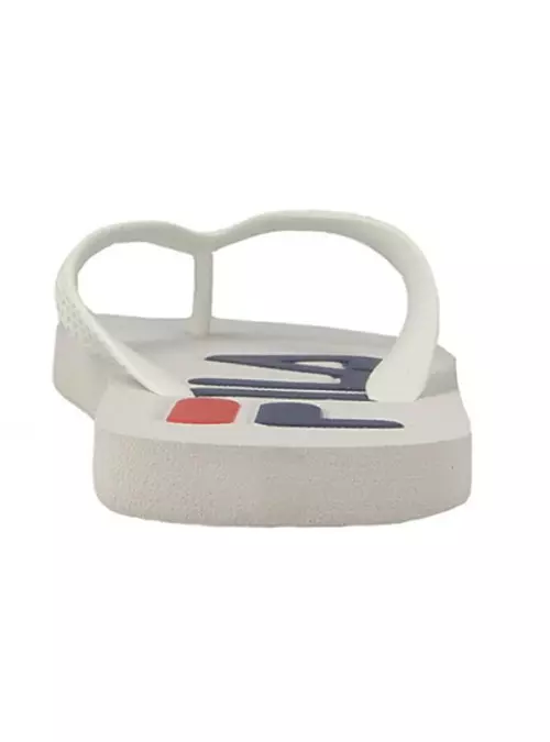 Fila Damskie Klapki Troy Slipper - Białe | Lekkość
