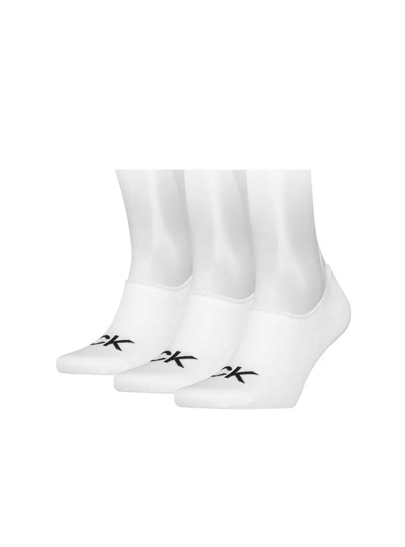 Calvin Klein CK MEN FOOTIE HIGH CUT 3P LOGO 701218723002