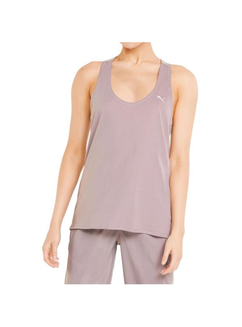 Puma Damski Top Studio Foundation Relaxed Tank Fioletowy | Oficjalny sklep | Monotox