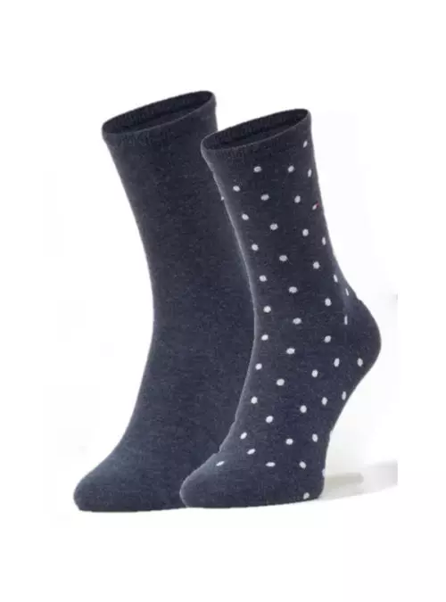 Tommy Hilfiger TH WOMEN SOCK DOT 2P 100001493004