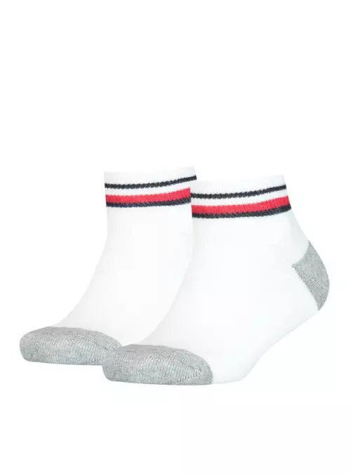 Tommy Hilfiger Junior Skarpety Sportowe - Białe